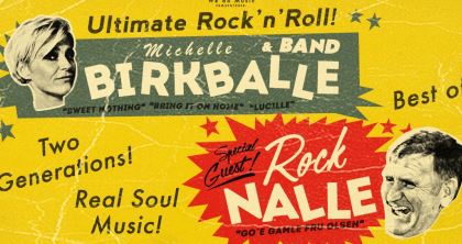 Michelle Birkballe og Rock Nalle 01. marts kl. 20:00